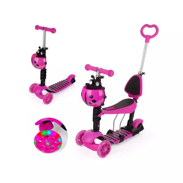 Hulajnoga dla dziecka z siodełkiem balansowa led. Lena