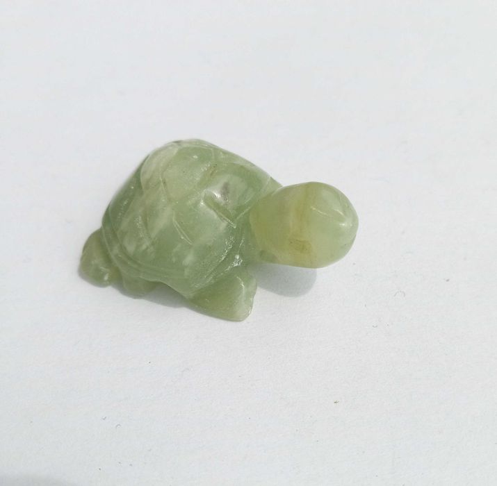 Кулон вінтаж підвіска (сувенір) Черепашка Натуральний камінь онікс №1