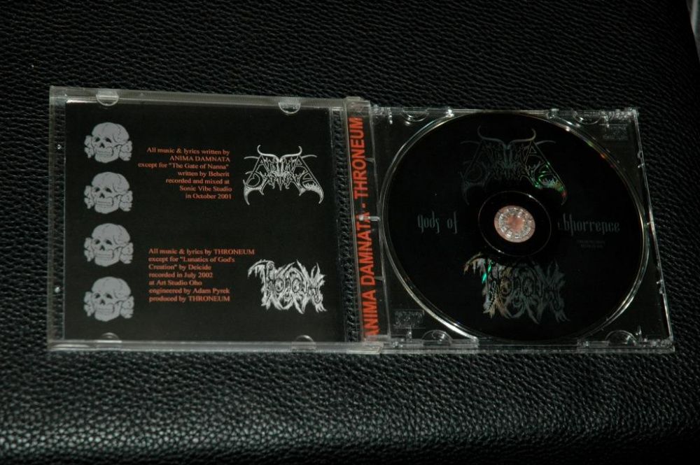 ANIMA DAMNATA/THRONEUM - Gods Of Abhorrence. 2002 Pagan.