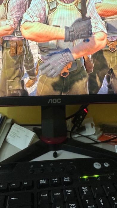 Monitor AOC 27” 27G2U/BK Full HD 144Hz – Como Novo