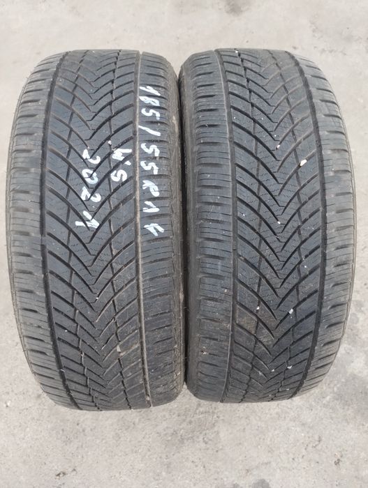 Dwie opony całoroczne 185/55R14 stan b.dobry polecam