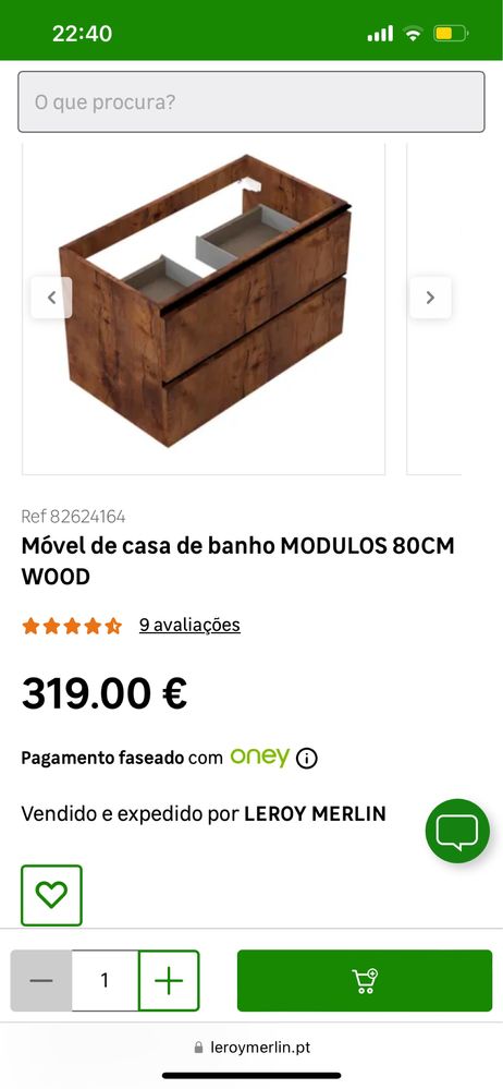 Movel de wc 80x46 (novo)