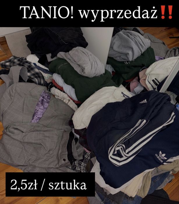 Mega paka/zestaw ubrań ciuchów męskich M, L - Super stan! 58 sztuk!