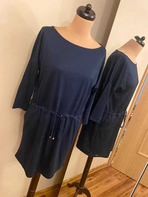 Mohito m l granat 38 40 sukienka basic luzna dres tunika