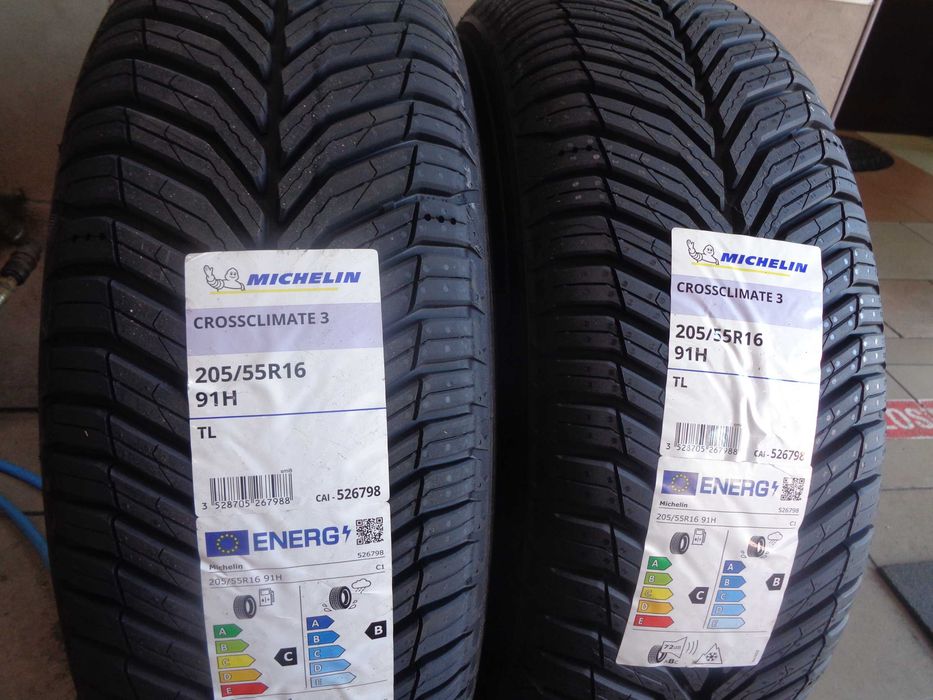 205/55R16 MICHELIN CrossClimate 3 , kl Premium , Nowe Opony Całoroczne