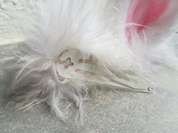 Orelhas Coelha Acessório Cabelo Carnaval