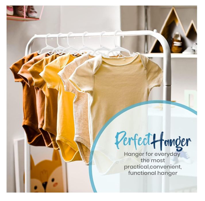 Plastikowe wieszaki Utopia Home na ubrania 40szt.–trwałe, dla dzieci