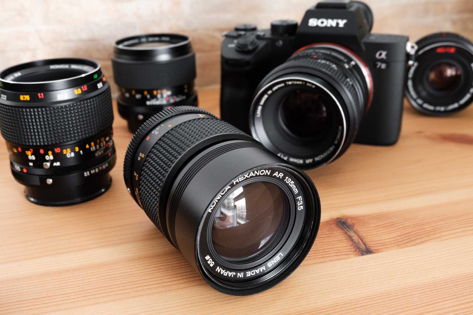 Konica AR 55mm Manual Macro Lens Sony E-Mount / Canon R-Mount