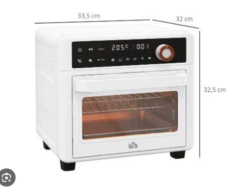 Mini Forno Elétrico HOMCOM Multifuncional 13L