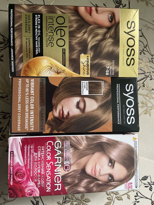 Нові фарби для волосся