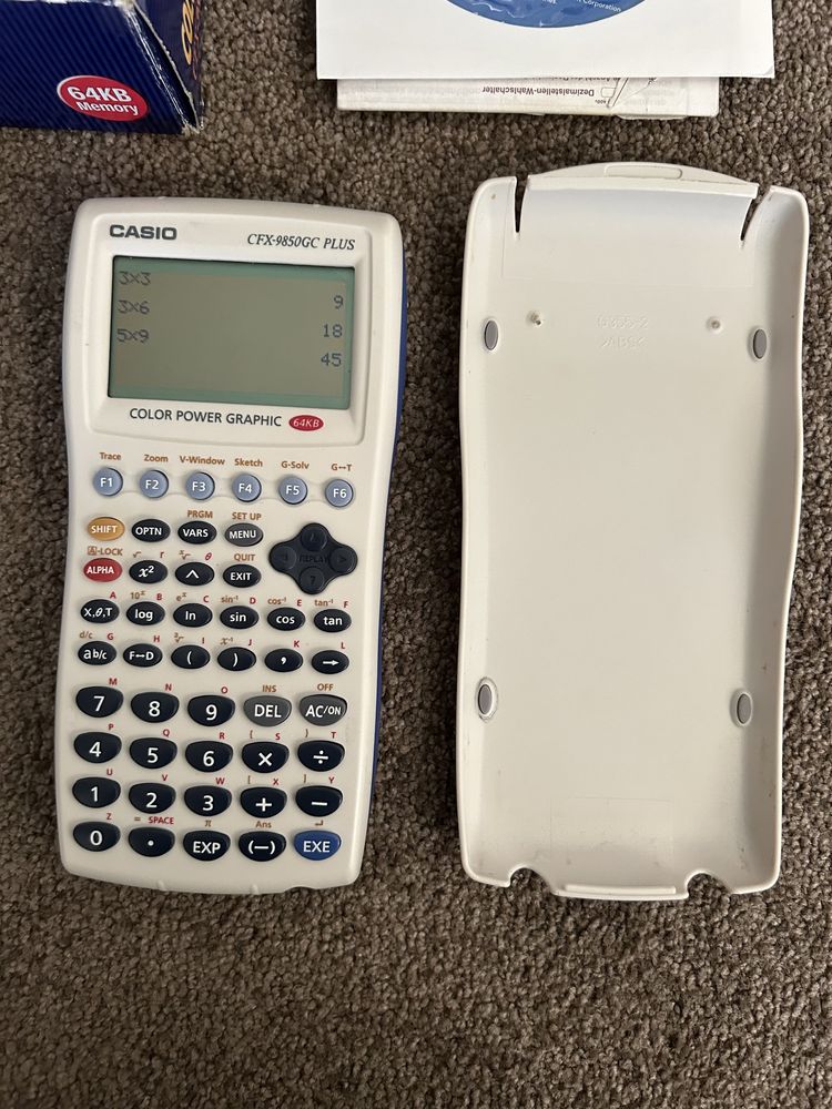 Calculadora casio CFX-9850GC PLUS