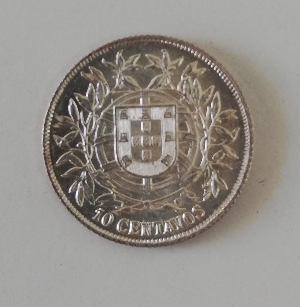 Moeda 1 escudo prata 1915