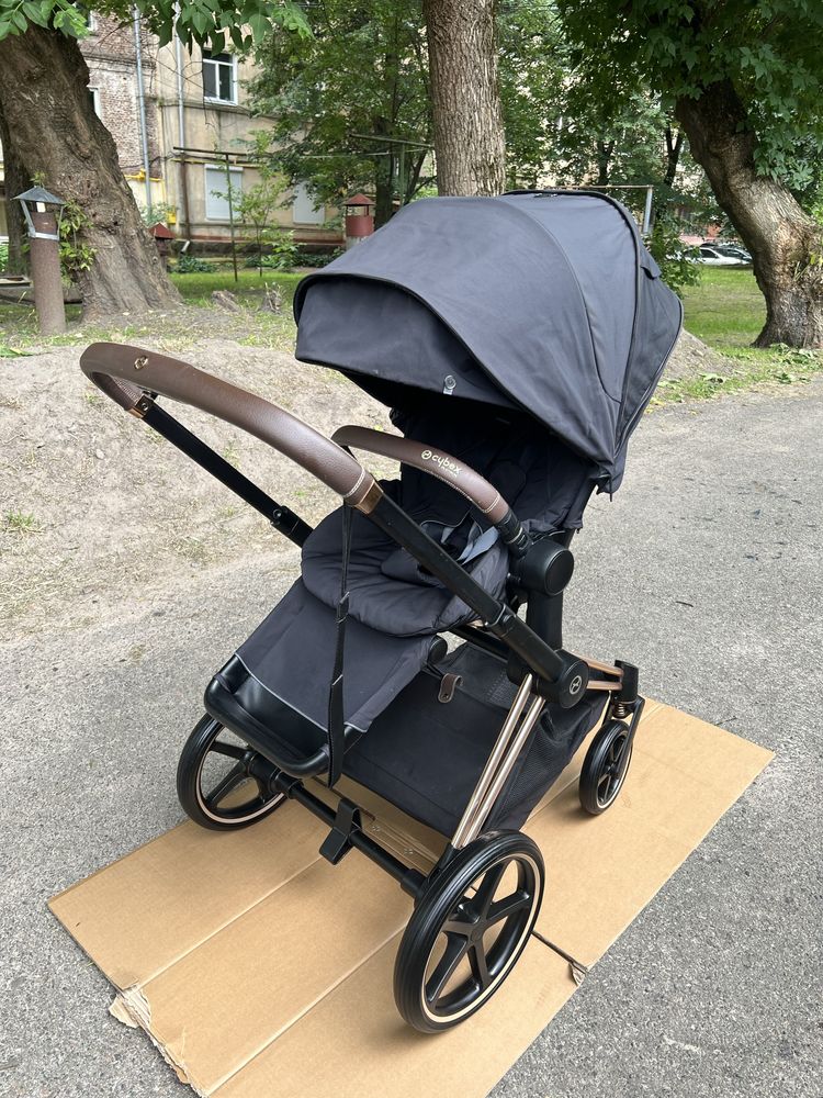Cybex priam rose gold сайбекс коляска візок дитячий 2 в 1