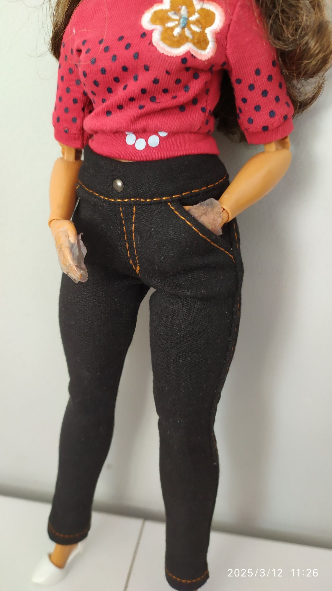 Ubrania dla grubszej lalki Barbie