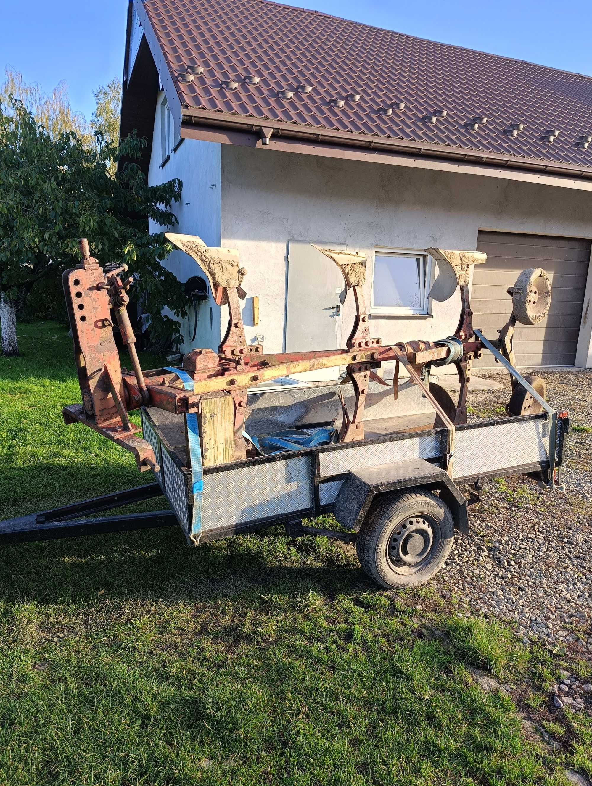 Kombajn Claas Consul i Pług obrotowy 3 skibowy