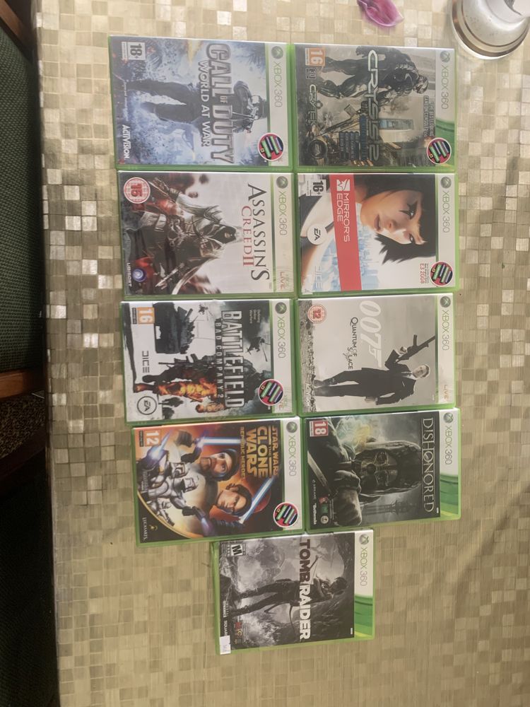 Продам игры на xbox 360