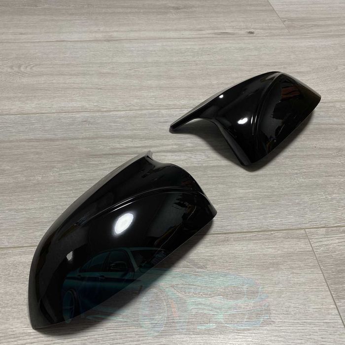 Накладки на зеркала BMW g01 g02 g05 g06 g07 X3 X4 X5 X6 черный глянец