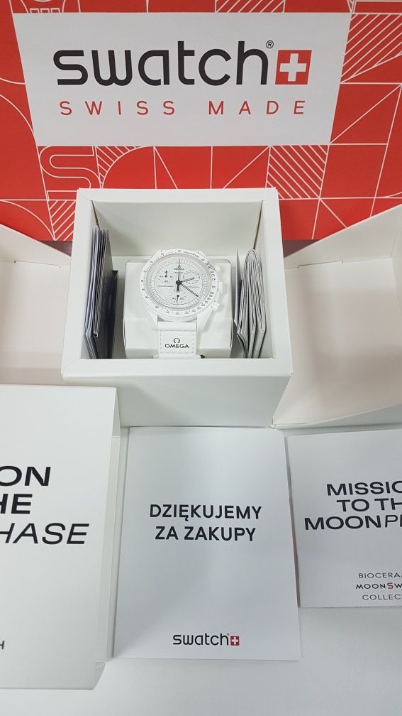 Zegarek Omega x Swatch Mission To The Moonphase