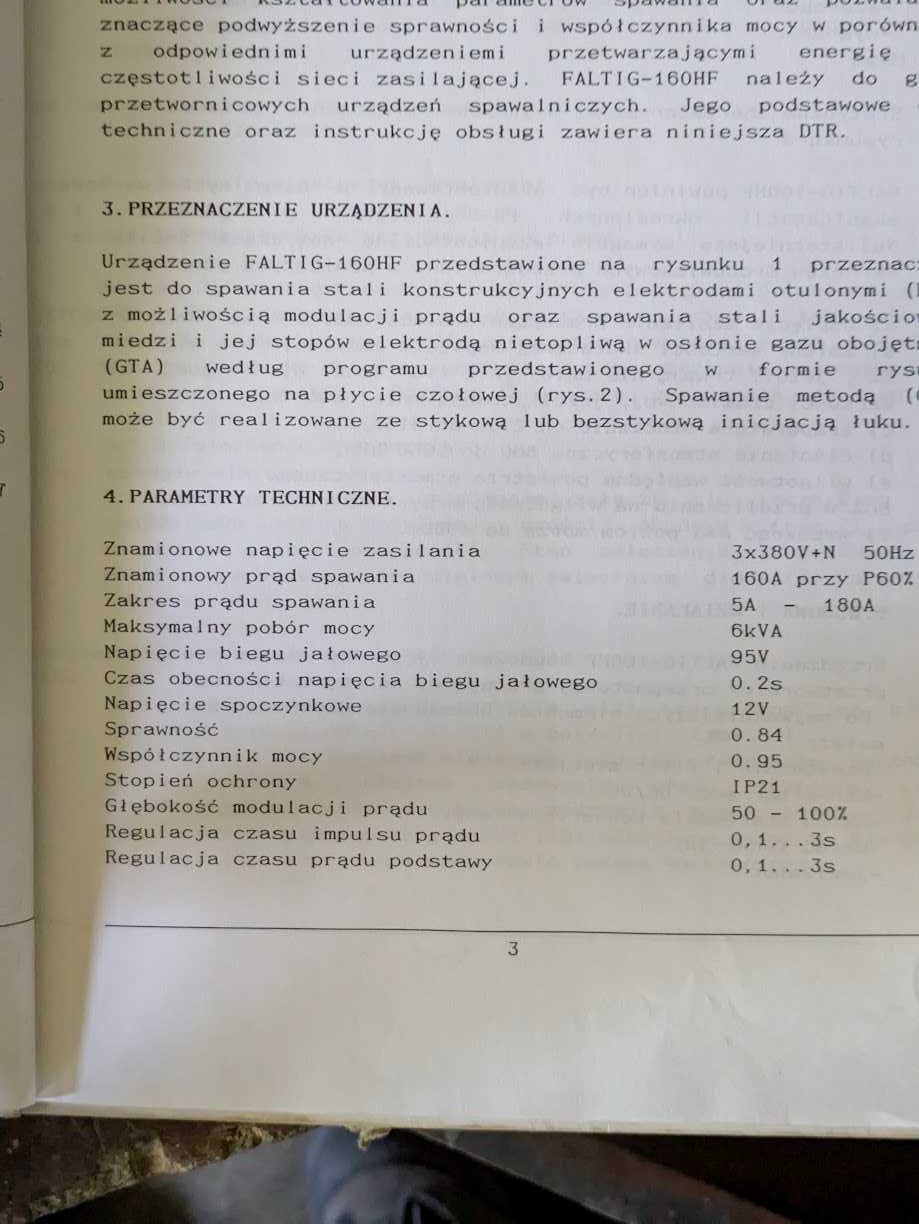 Spawarka OZAS Faltig 160HF