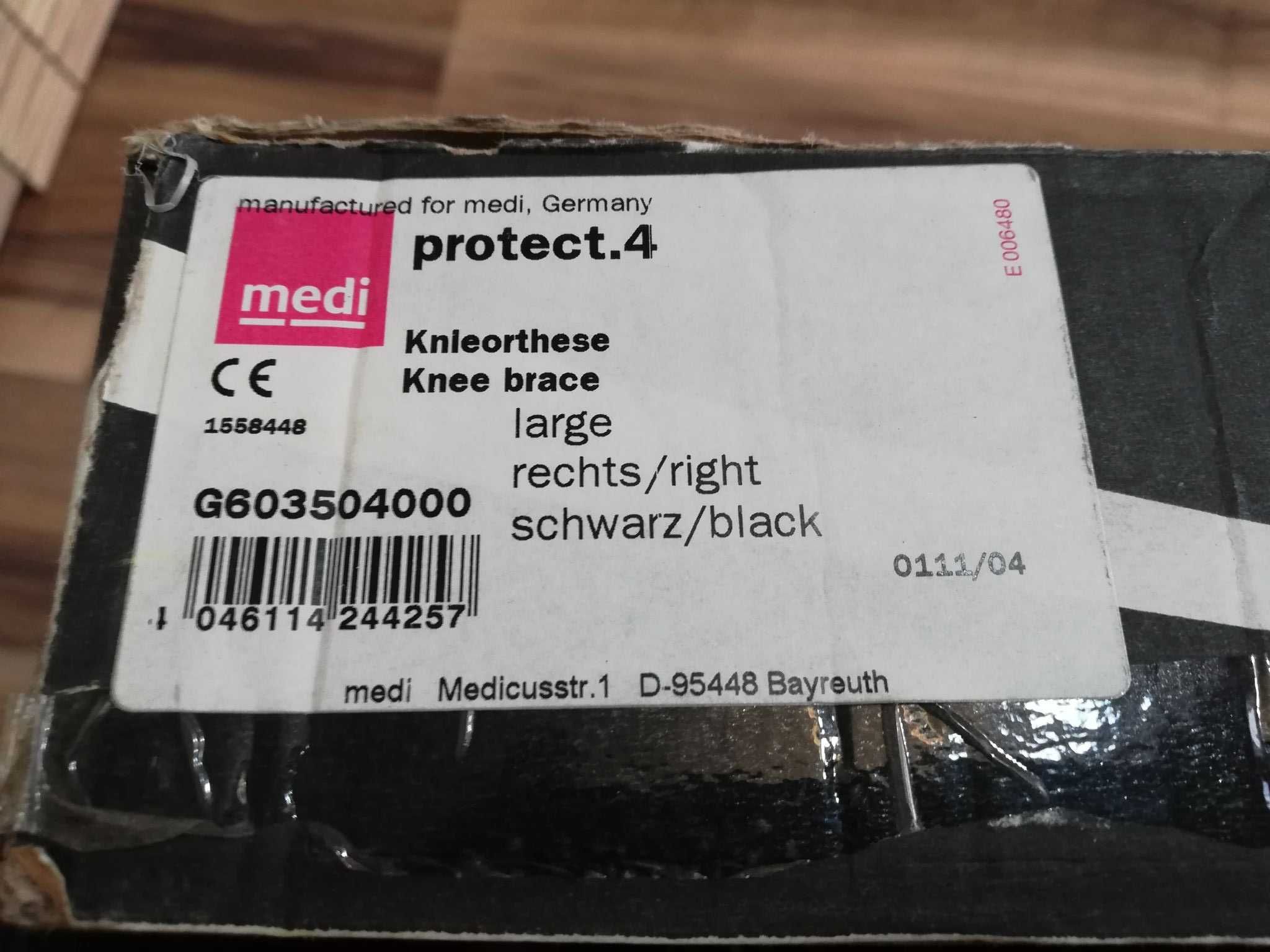 4-punktowa orteza prawego kolana Protect.4 MEDI