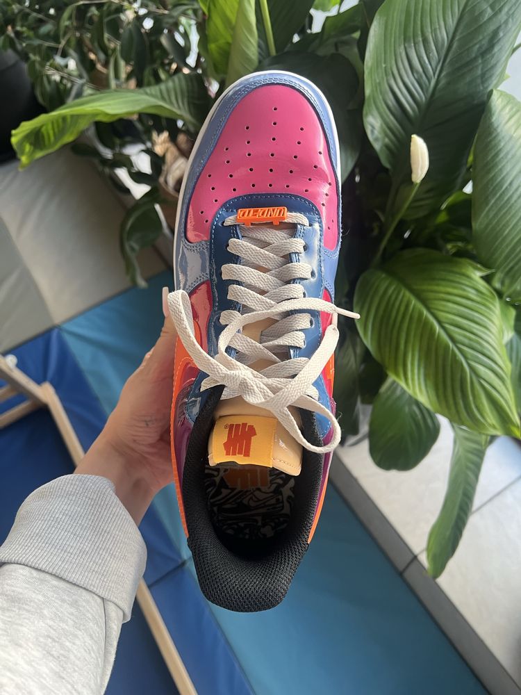 Nike Air Force low undefeated multi patent