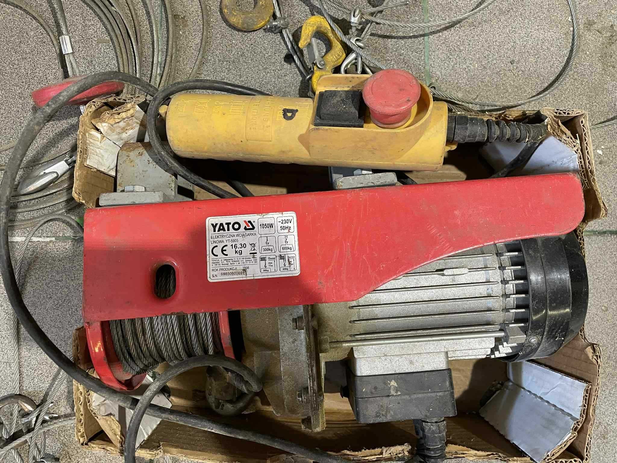 Wyciągarka linowa YATO 1050W 300/600kg