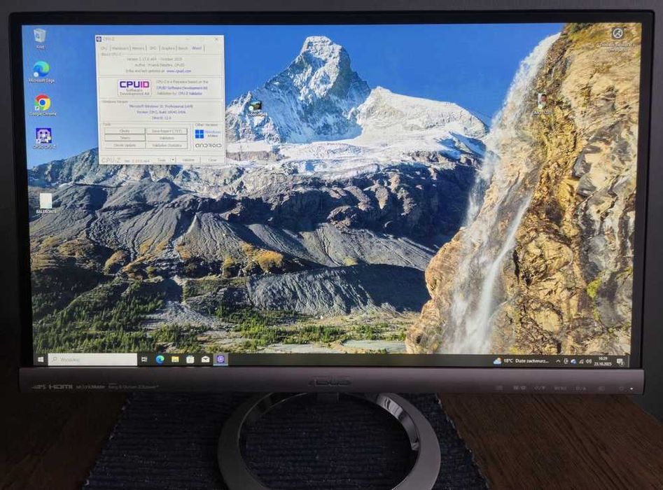PC + monitor, gotowy do użycia MS Win 10 Xeon + R9 290 4GB, SSD + HDD