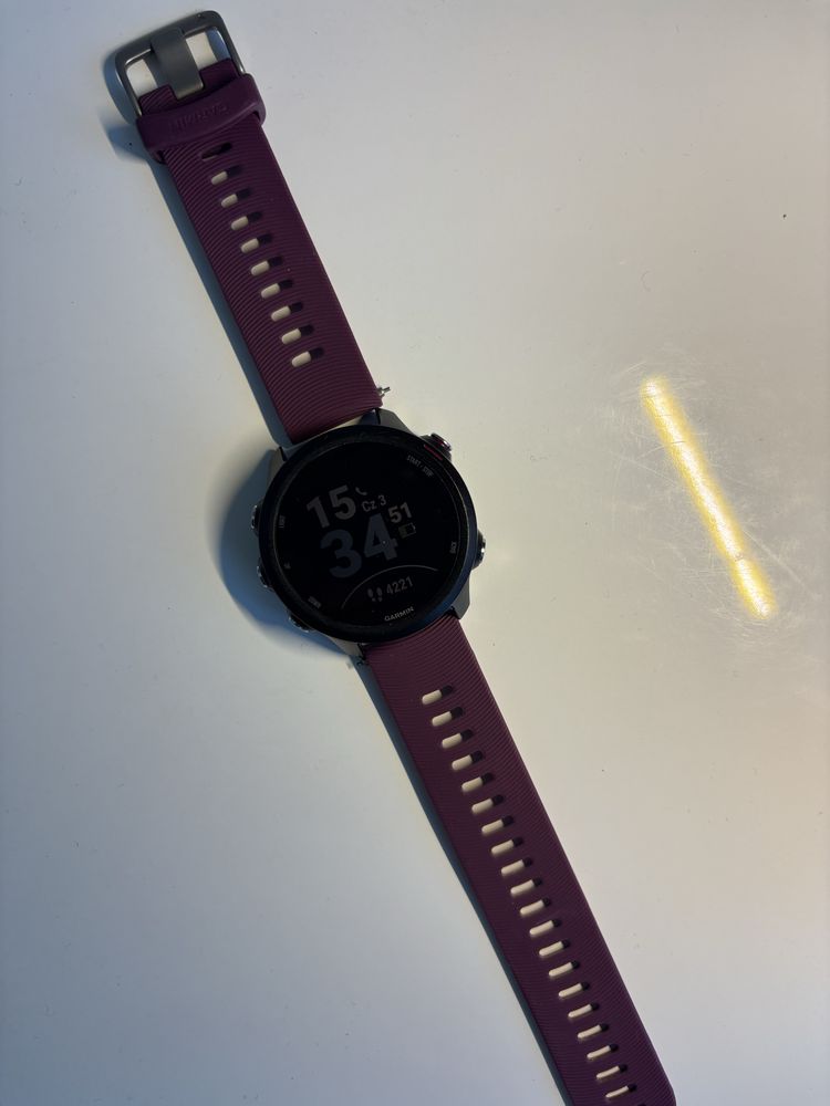 Pasek do Garmin Forerunner 20mm bordowy