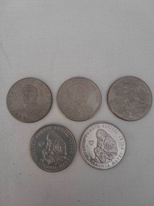 Sprzedam 5 szt monet 100 zł z PRL