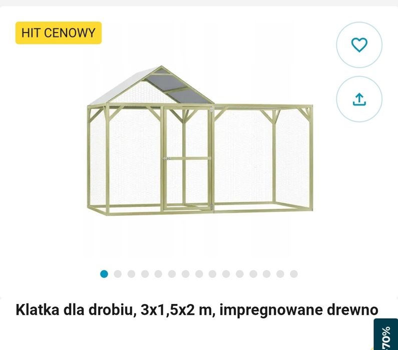 Kurnik z woliera dla kur ozdobnych/miniatur