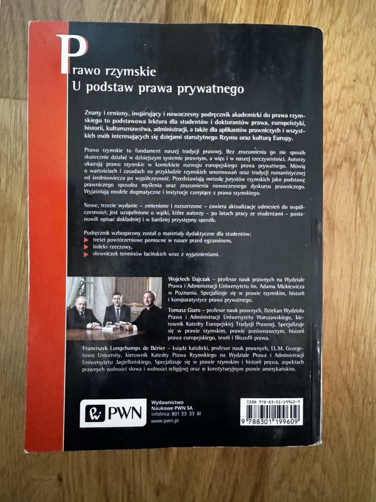 Prawo rzymskie u podstaw prawa prywatnego wydanie 3 - Dajczak, Giaro