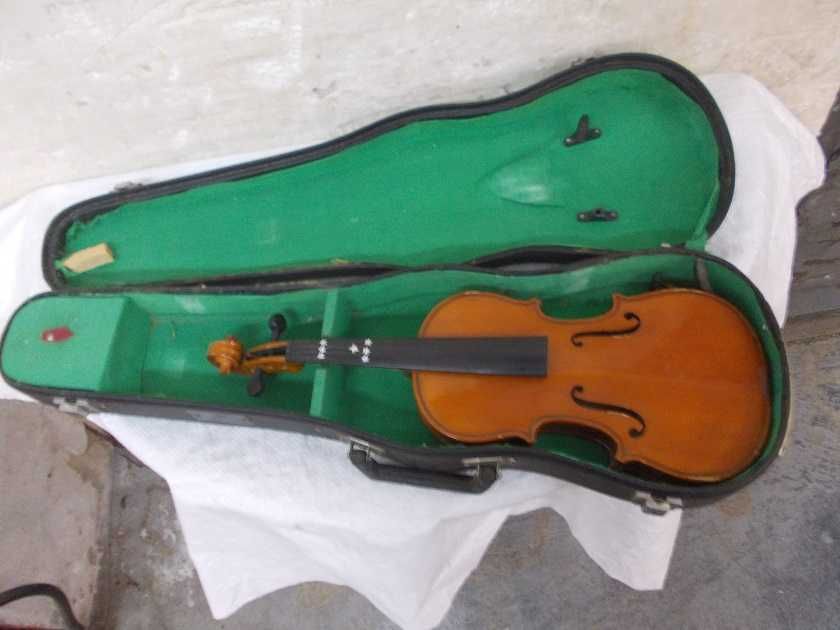 Stare Angielskie skrzypce sygnowane 1/4 47 cm.