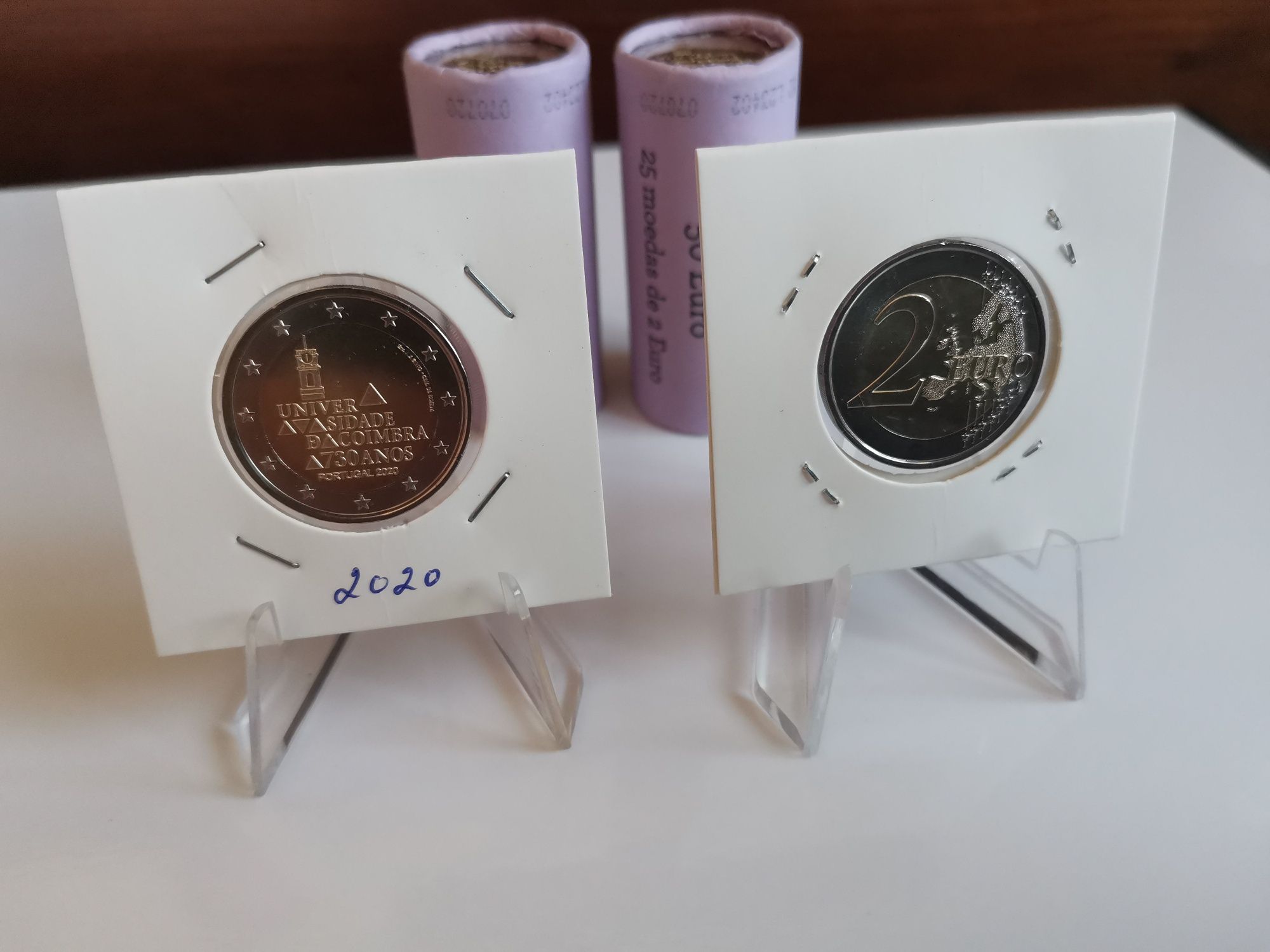 Moeda comemorativa 2€ - 730 anos Universidade de Coimbra