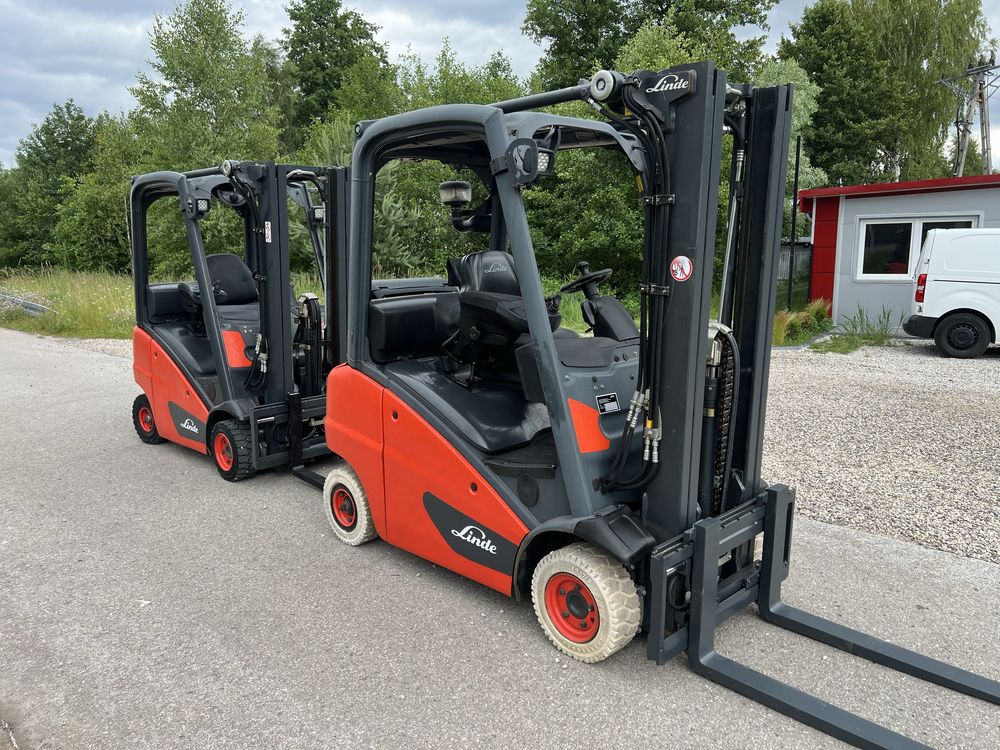 Wózek Widłowy Linde H16 H18 H20  LPG Triplex Przesuw boczny