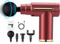 mini pistolet do masażu mięśni masażer  Z 4 KOŃCÓWKAMI 6 TRYBÓW