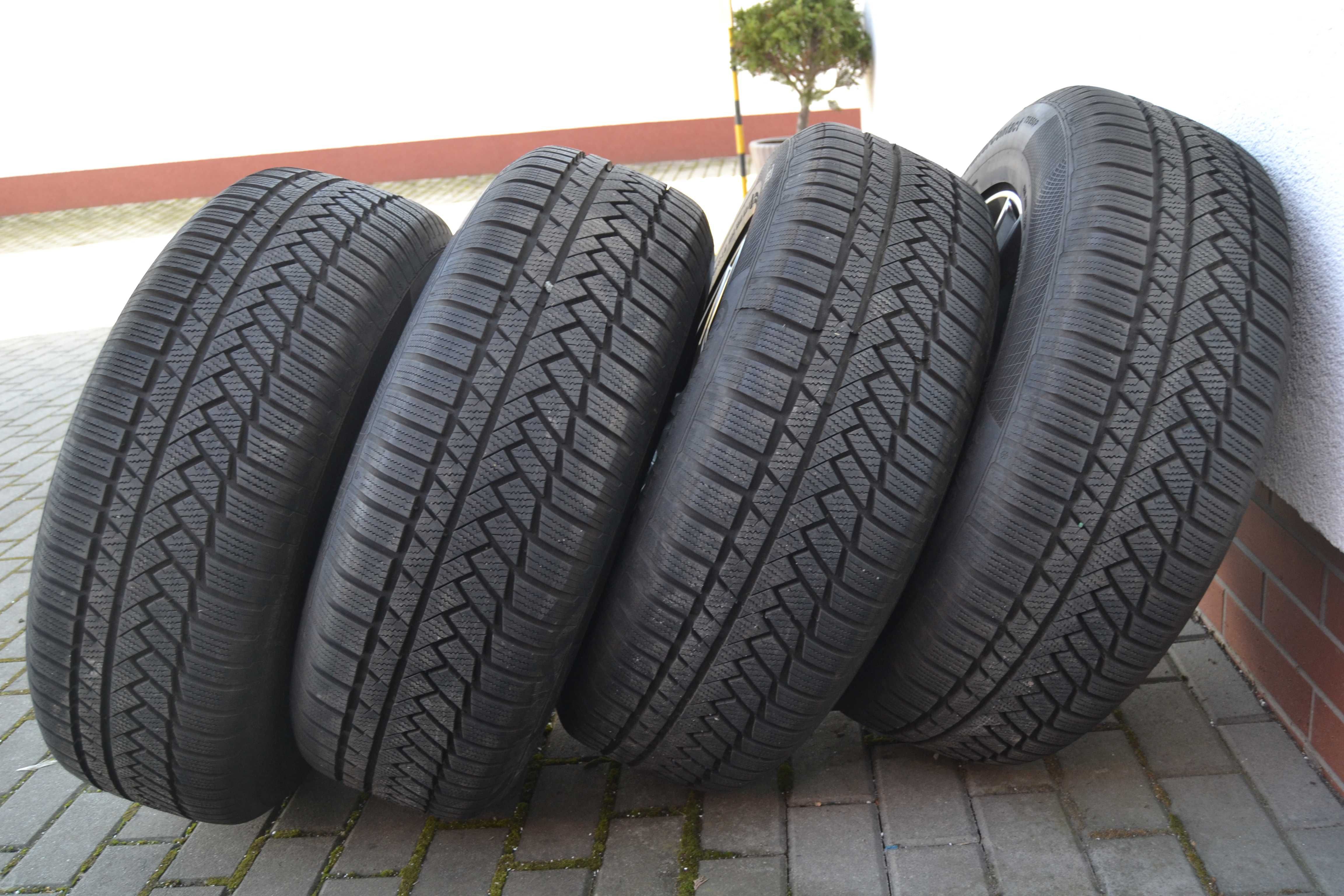 Komplet kół zima Audi Q5 Mercedes VW 5x112 235/65r17 Continental q5