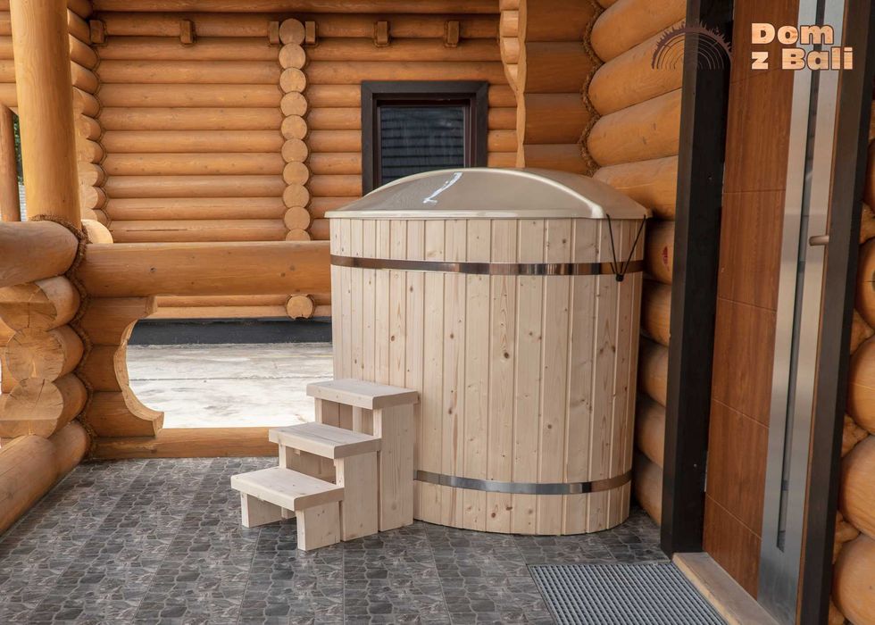 Pokrywa do Balii i ogrodowej do sauny, bani (drewniana)