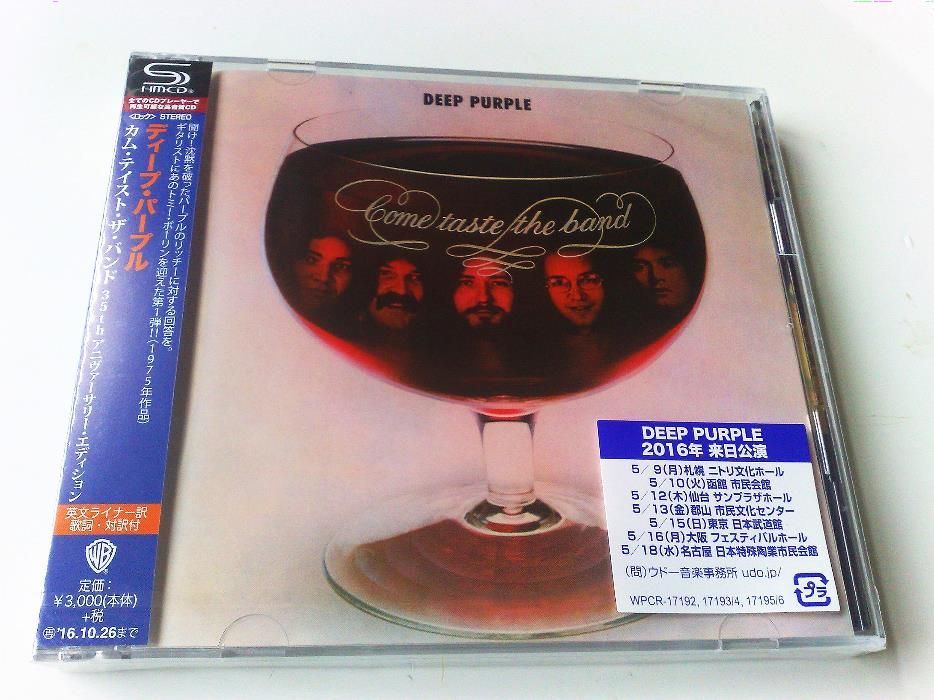 2xSHM-CD_Deep Purple - Come Taste The Band /2016 JAPAN Edit 35th Ann/