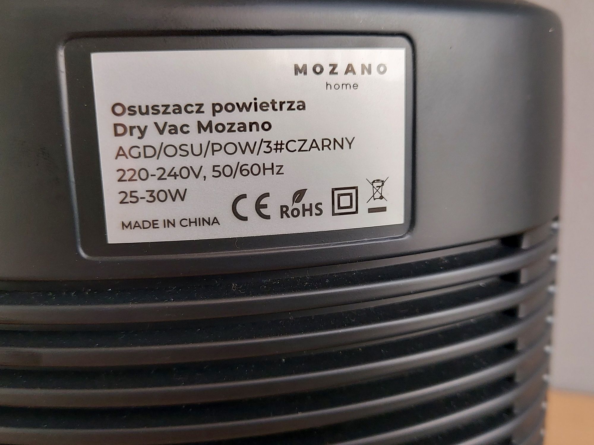 Pochłaniacz wilgoci Osuszacz powietrza MOZANO Home CICHY