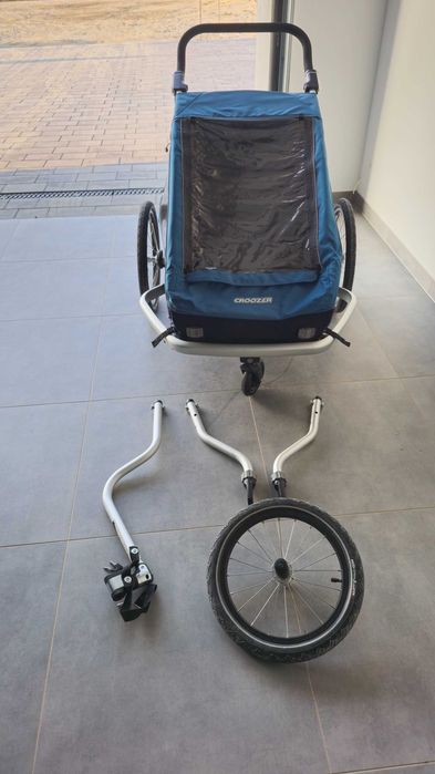 przyczepka Croozer 3w1 Kid Plus For 2 + hamak i podkładki dla dzieci!