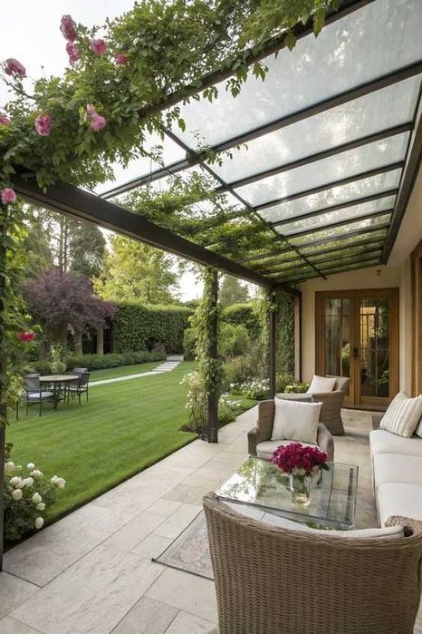 Тераси альтанки беседки навіси та хозблокі