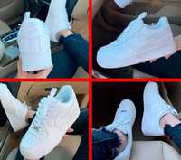 Кроссовки Nike Air Force 1 White Premium 36-46 найк аир форс Хит весны