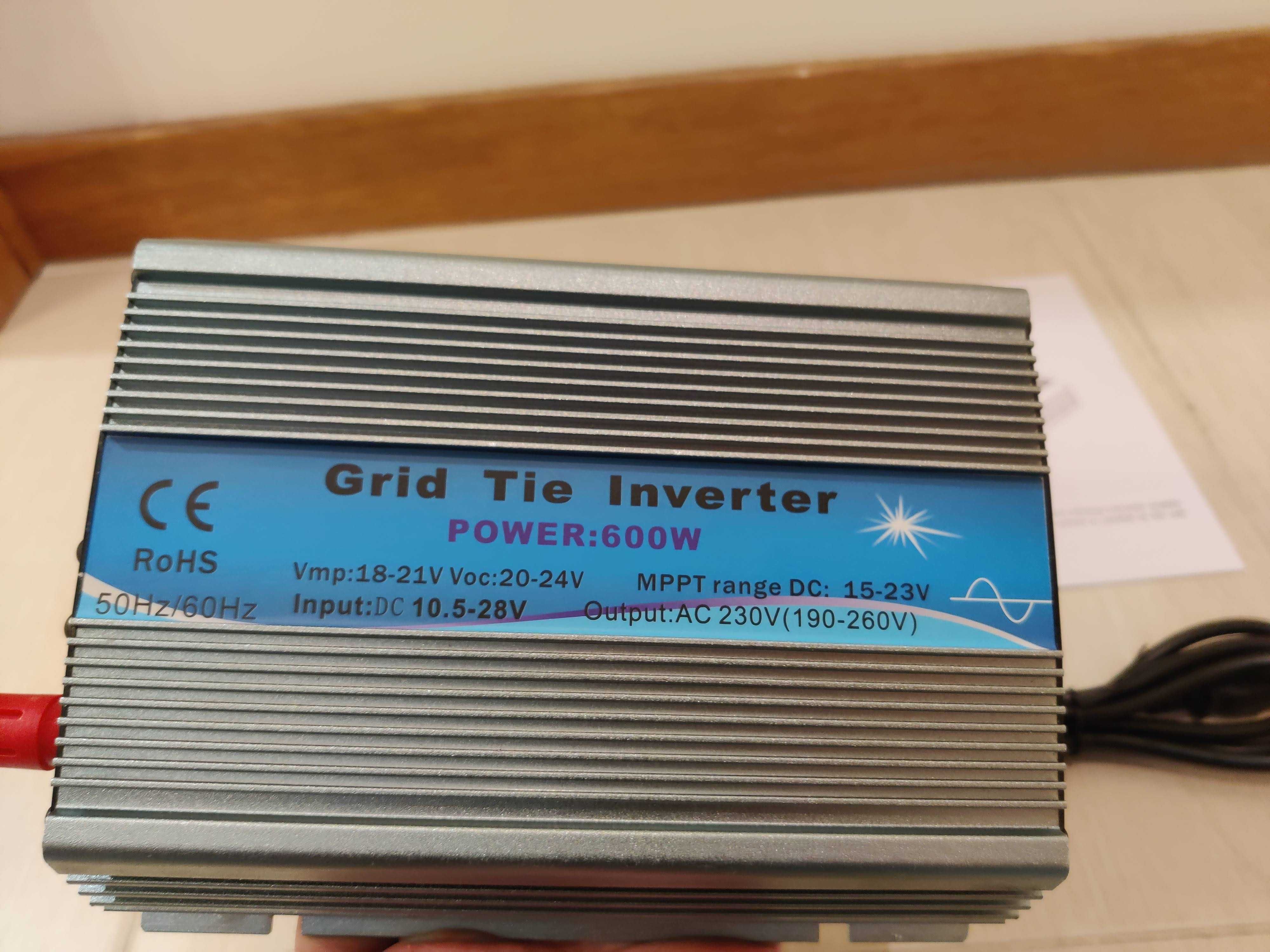 [NOVO] Inversor de Injetar na Rede Grid Tie 600W [Onda Pura] [12V/24V]