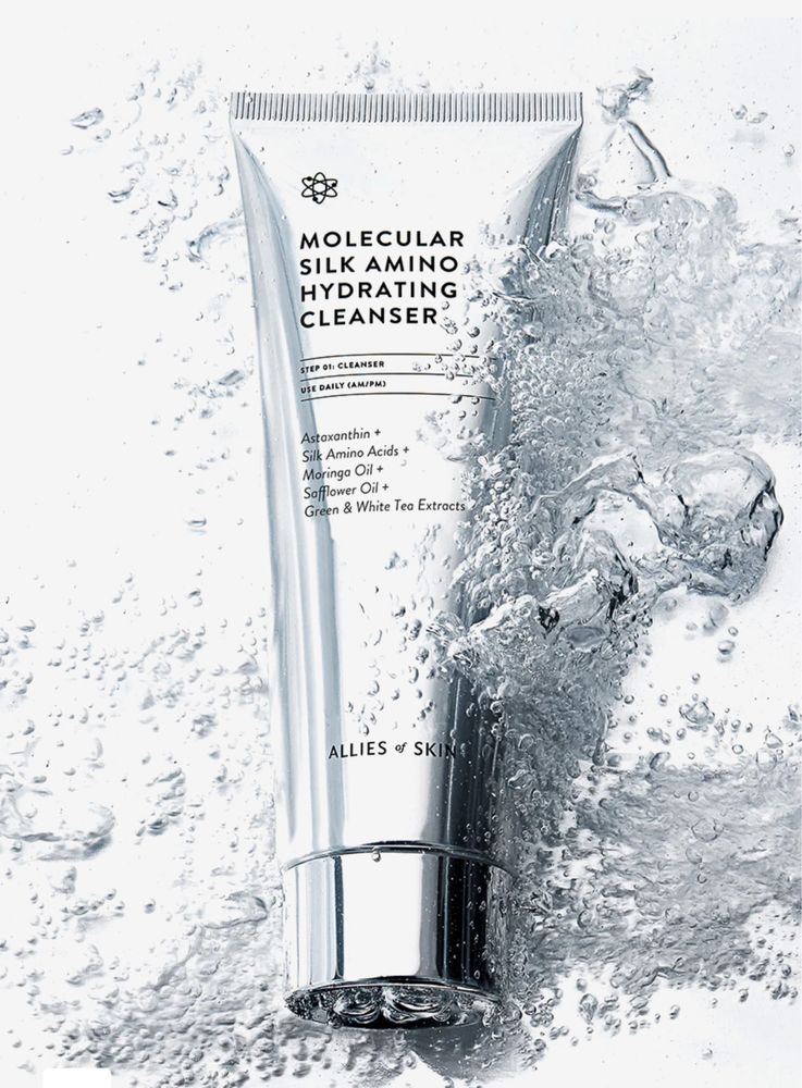Оригінальний Allies of Skin Molecular Silk Amino Hydrating Cleanser