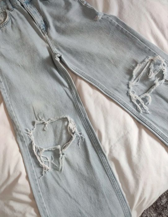 Calças de ganga rasgadas 32 Pull & Bear