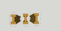 Dwuteowe Belki Stropowe z drewna C24 legary klejone BSH dwuteownik