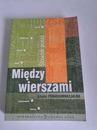 Między wierszami Słownik poezji Artur Dzigański Szkoła ponadgimnazjaln