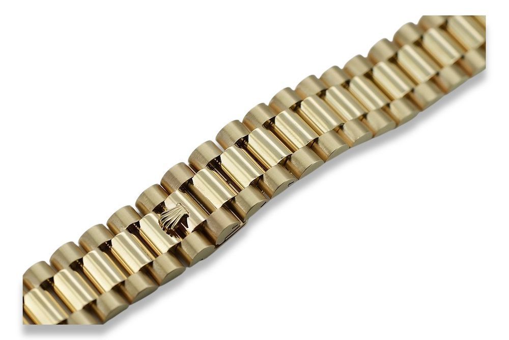 Złota bransoleta 14k 585 do zegarka męskiego typu Rolex mwb015y Gdańsk