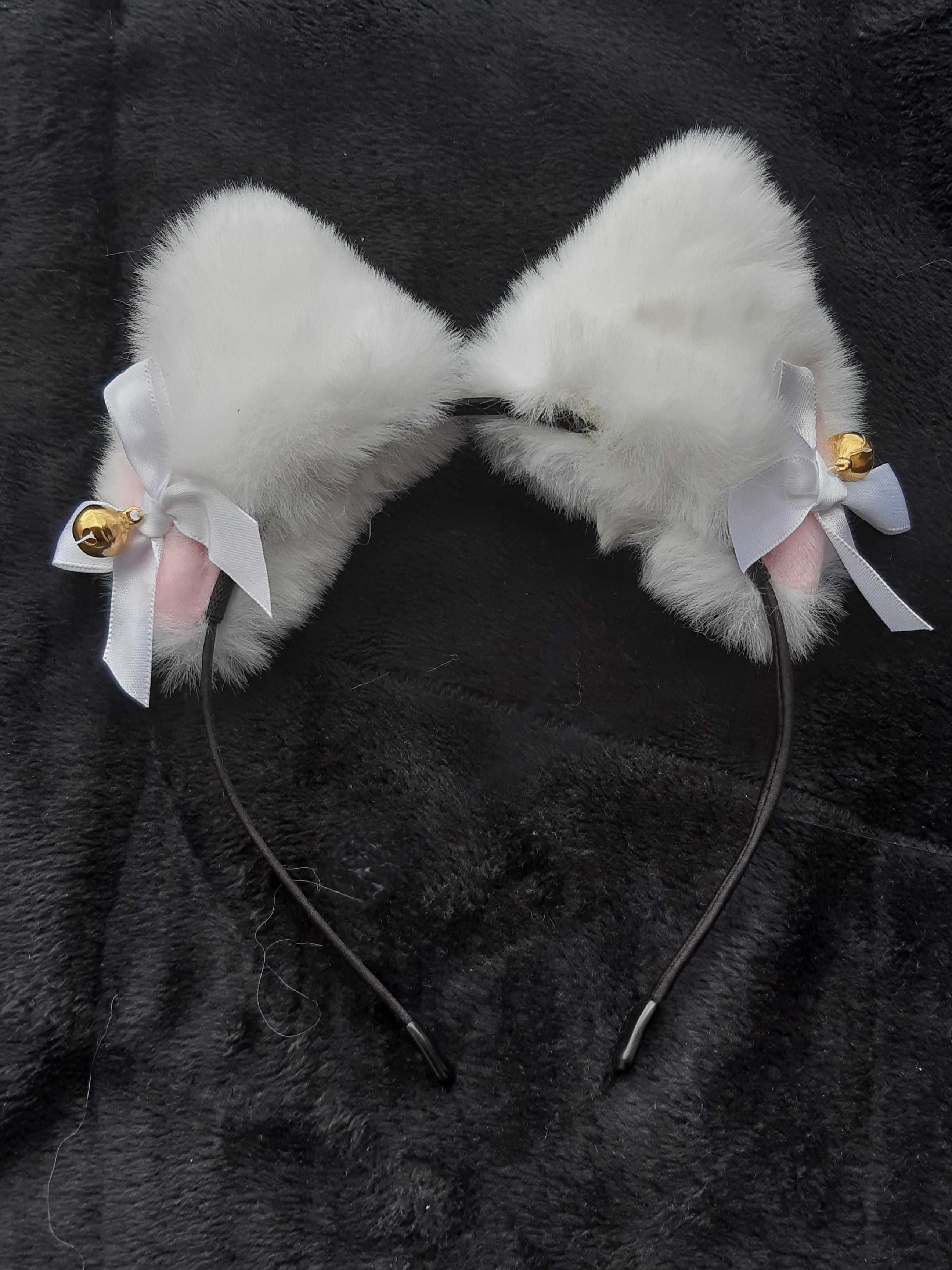 Kostium kota furry therian cosplay kocie uszy ogon obroża kot