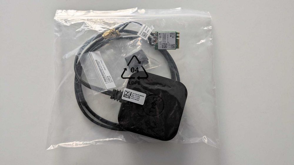 Karta WiFi Intel AX210NGW + kabel + antena DELL